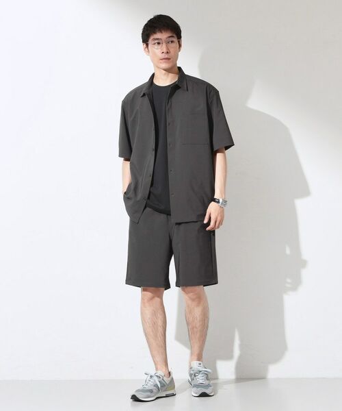 THE SHOP TK / ザ ショップ ティーケー ショート・ハーフ・半端丈パンツ | クールウェザー リラクシーイージーショートパンツ 接触冷感／吸水速乾／洗濯機OK／ベルト要らず／セットアップ可 | 詳細18