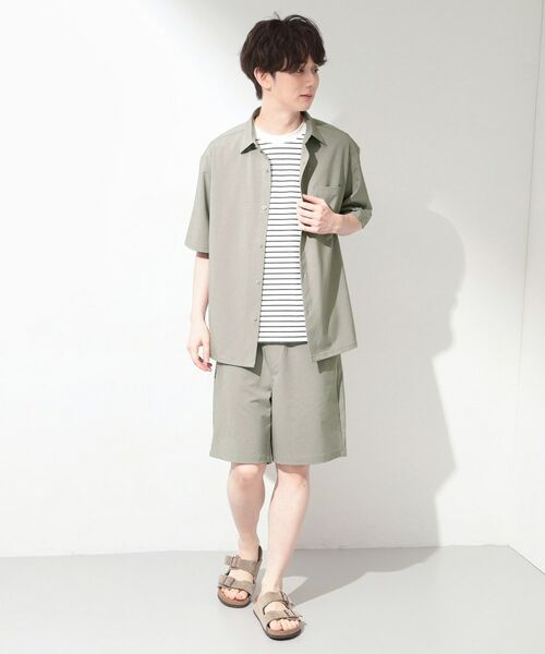 THE SHOP TK / ザ ショップ ティーケー ショート・ハーフ・半端丈パンツ | クールウェザー リラックス イージーショートパンツ 接触冷感／吸水速乾／洗濯機OK／ベルト要らず | 詳細3