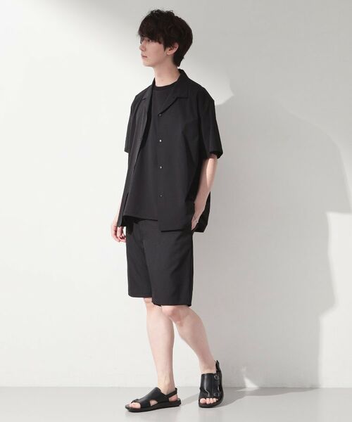 THE SHOP TK / ザ ショップ ティーケー シャツ・ブラウス | 【KURO】 ポリバレント半袖シャツ 接触冷感/UVカット/洗濯機OK | 詳細3