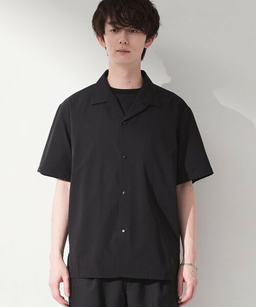 THE SHOP TK / ザ ショップ ティーケー シャツ・ブラウス | 【KURO】 ポリバレント半袖シャツ 接触冷感/UVカット/洗濯機OK | 詳細5