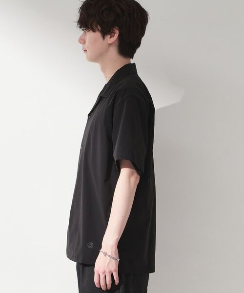 THE SHOP TK / ザ ショップ ティーケー シャツ・ブラウス | 【KURO】 ポリバレント半袖シャツ 接触冷感/UVカット/洗濯機OK | 詳細6
