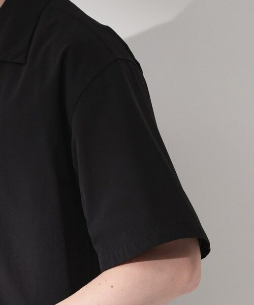 THE SHOP TK / ザ ショップ ティーケー シャツ・ブラウス | 【KURO】 ポリバレント半袖シャツ 接触冷感/UVカット/洗濯機OK | 詳細9