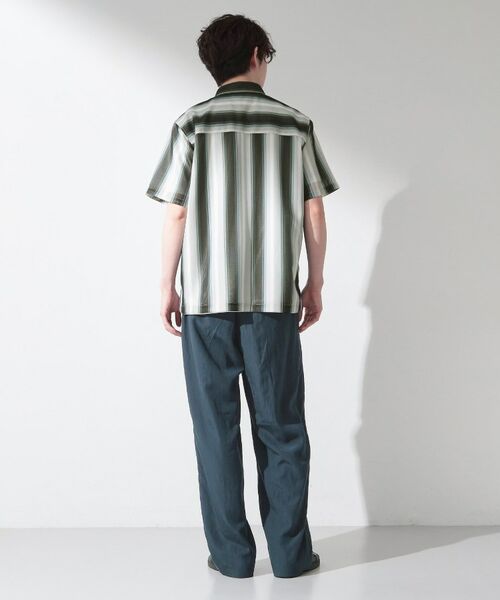 THE SHOP TK / ザ ショップ ティーケー シャツ・ブラウス | メッシュ ストライプ半袖シャツ 洗濯機OK／通気性◎ | 詳細3