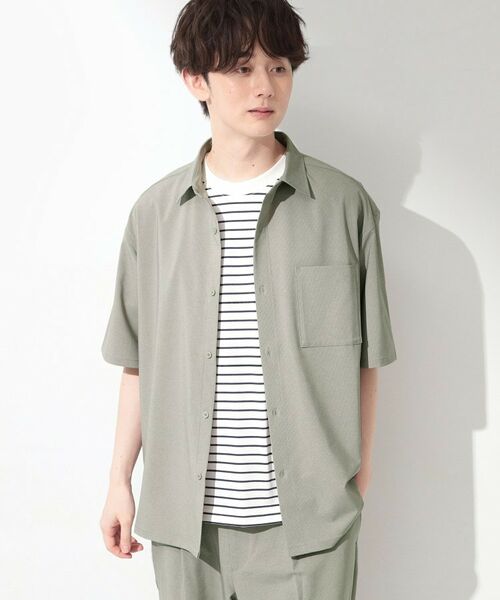THE SHOP TK / ザ ショップ ティーケー シャツ・ブラウス | クールウェザー 半袖シャツ 接触冷感／吸水速乾／洗濯機OK | 詳細1