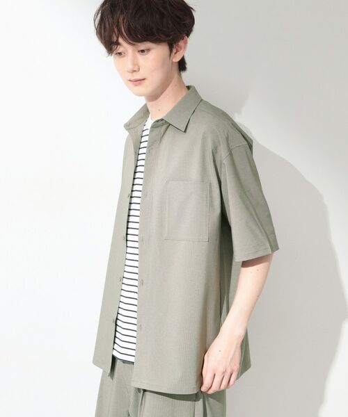 THE SHOP TK / ザ ショップ ティーケー シャツ・ブラウス | クールウェザー 半袖シャツ 接触冷感／吸水速乾／洗濯機OK | 詳細2
