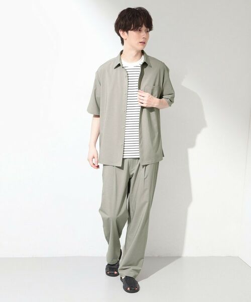 THE SHOP TK / ザ ショップ ティーケー シャツ・ブラウス | クールウェザー 半袖シャツ 接触冷感／吸水速乾／洗濯機OK | 詳細3