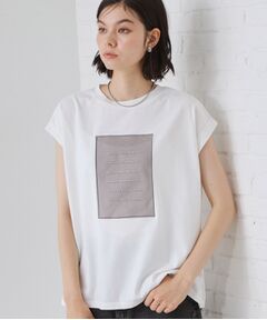 THE SHOP TK / ザ ショップ ティーケー Tシャツ | オーガンジー刺繍Tシャツ