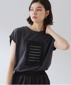 THE SHOP TK / ザ ショップ ティーケー Tシャツ | オーガンジー刺繍Tシャツ