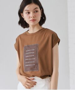 THE SHOP TK / ザ ショップ ティーケー Tシャツ | オーガンジー刺繍Tシャツ