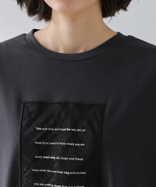 THE SHOP TK / ザ ショップ ティーケー Tシャツ | オーガンジー刺繍Tシャツ | 詳細16
