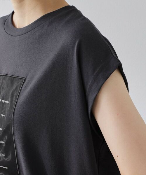 THE SHOP TK / ザ ショップ ティーケー Tシャツ | オーガンジー刺繍Tシャツ | 詳細17