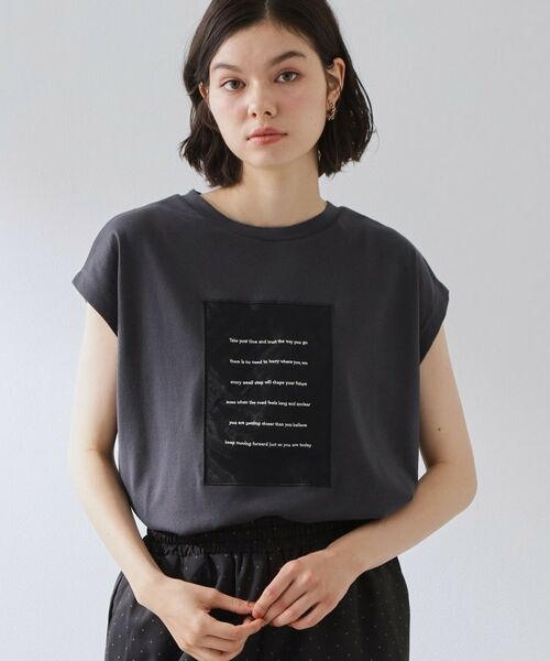 THE SHOP TK / ザ ショップ ティーケー Tシャツ | オーガンジー刺繍Tシャツ | 詳細5