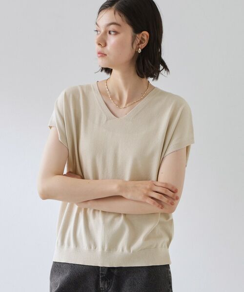 THE SHOP TK / ザ ショップ ティーケー ニット・セーター | 軽い着心地 Vネックニット | 詳細10