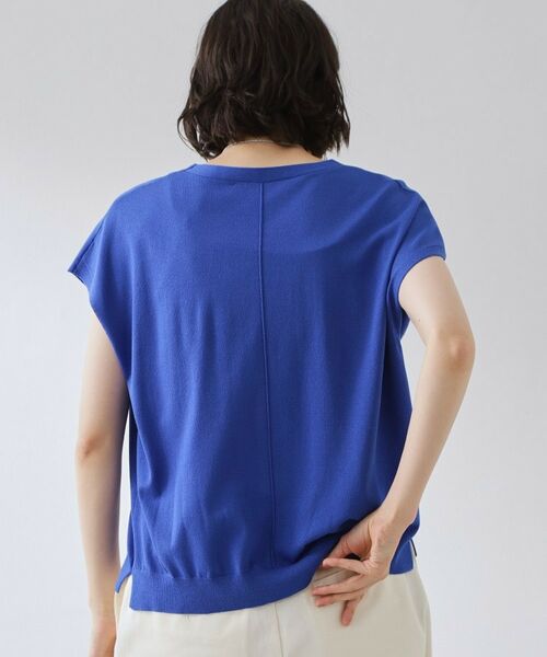 THE SHOP TK / ザ ショップ ティーケー ニット・セーター | 【さらっとタッチ】風通しのいい Vネックサマーニット | 詳細27