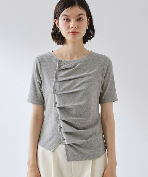 THE SHOP TK / ザ ショップ ティーケー カットソー | フロントタックカットソー | 詳細13