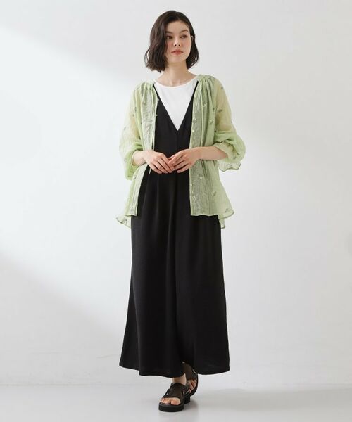 THE SHOP TK / ザ ショップ ティーケー サロペット・オールインワン | 【ひんやり/防しわ】サロペットパンツ | 詳細1