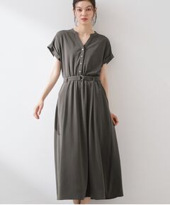 THE SHOP TK / ザ ショップ ティーケー ロング・マキシ丈ワンピース | 【ひんやり/遮熱】やみつきになる とろみスキッパーワンピース