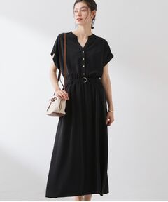 THE SHOP TK / ザ ショップ ティーケー ロング・マキシ丈ワンピース | 【ひんやり/遮熱】やみつきになる とろみスキッパーワンピース