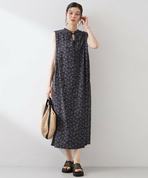 THE SHOP TK / ザ ショップ ティーケー ロング・マキシ丈ワンピース | 大人のリゾートムード 小花柄ワンピース | 詳細3
