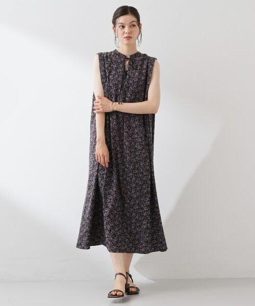THE SHOP TK / ザ ショップ ティーケー ロング・マキシ丈ワンピース | 大人のリゾートムード 小花柄ワンピース | 詳細7