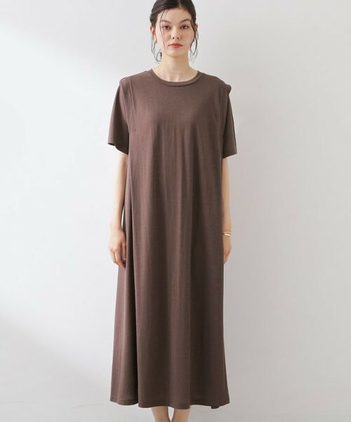 THE SHOP TK / ザ ショップ ティーケー ロング・マキシ丈ワンピース | 【ひんやり/体型カバー】肩タックデザイン サックワンピース | 詳細15