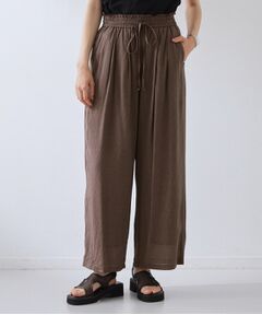 THE SHOP TK / ザ ショップ ティーケー パンツ | 【選べる着丈】ひんやりイージーワイドパンツ