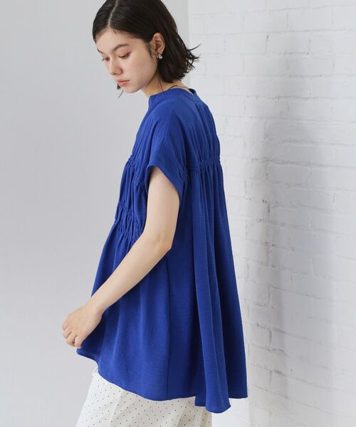 THE SHOP TK / ザ ショップ ティーケー シャツ・ブラウス | 【夏に嬉しい機能つき】ひんやりさらさら シャーリングデザインブラウス | 詳細17