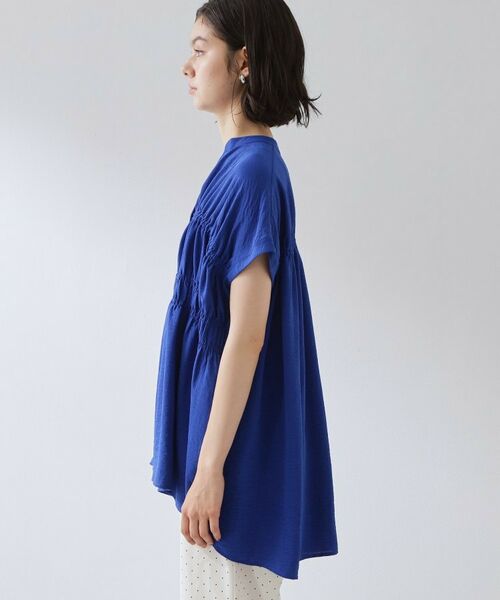 THE SHOP TK / ザ ショップ ティーケー シャツ・ブラウス | 【夏に嬉しい機能つき】ひんやりさらさら シャーリングデザインブラウス | 詳細21