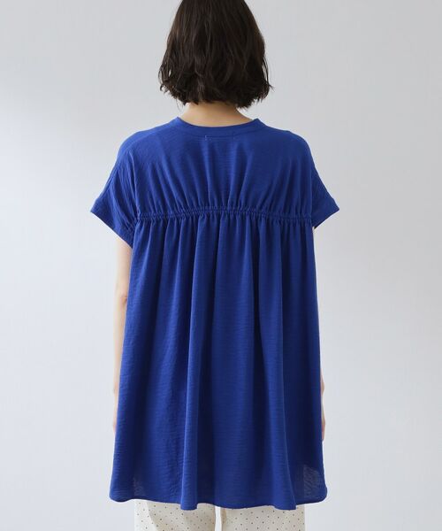 THE SHOP TK / ザ ショップ ティーケー シャツ・ブラウス | 【夏に嬉しい機能つき】ひんやりさらさら シャーリングデザインブラウス | 詳細22