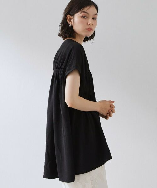 THE SHOP TK / ザ ショップ ティーケー シャツ・ブラウス | 【夏に嬉しい機能つき】ひんやりさらさら シャーリングデザインブラウス | 詳細9