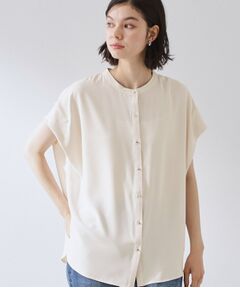 THE SHOP TK / ザ ショップ ティーケー シャツ・ブラウス | TORORIN遮熱バンドカラーブラウス