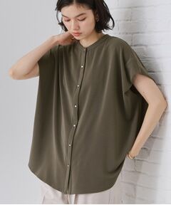THE SHOP TK / ザ ショップ ティーケー シャツ・ブラウス | TORORIN遮熱バンドカラーブラウス