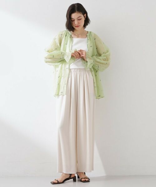 THE SHOP TK / ザ ショップ ティーケー シャツ・ブラウス | 華やぎを添える 花柄刺繍ブラウス | 詳細14