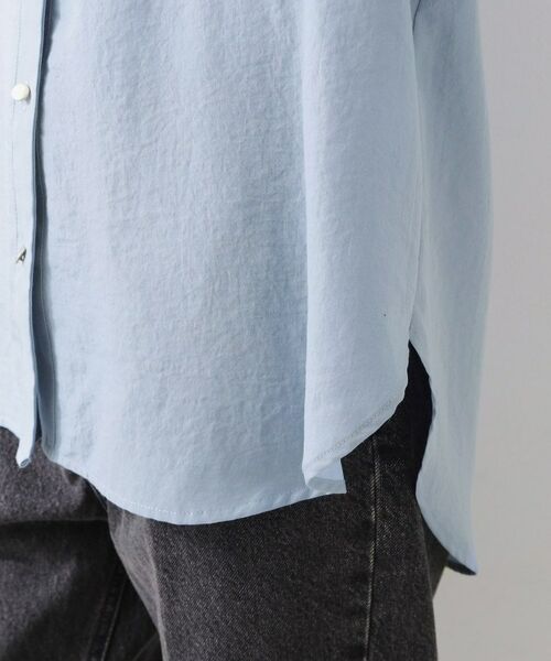 THE SHOP TK / ザ ショップ ティーケー シャツ・ブラウス | 【M-XL/さりげなく二の腕カバー】5分袖Wポケットシャツ | 詳細26