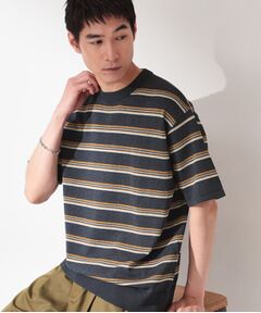 THE SHOP TK / ザ ショップ ティーケー ニット・セーター | 【抗菌防臭／UVカット／洗濯機OK】和紙混 半袖ニット