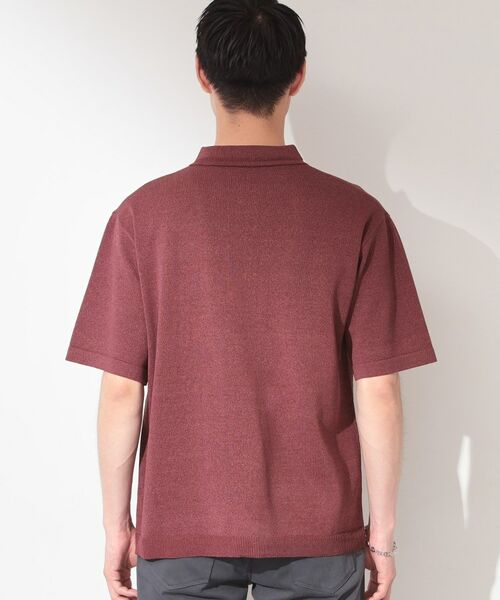 THE SHOP TK / ザ ショップ ティーケー ニット・セーター | 【抗菌防臭／UVカット／洗濯機OK】和紙混 半袖ニットシャツ | 詳細26