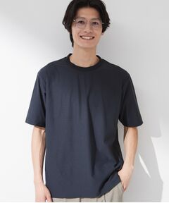 THE SHOP TK / ザ ショップ ティーケー Tシャツ | 【吸水速乾／UVカット／接触冷感】ミニリップル半袖Tシャツ