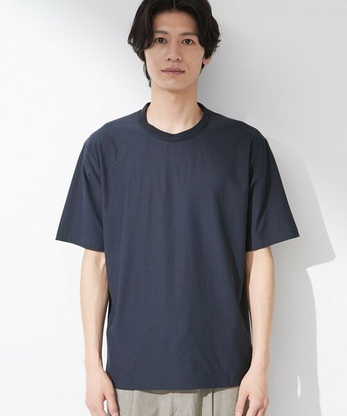 THE SHOP TK / ザ ショップ ティーケー Tシャツ | 【吸水速乾/UVカット/接触冷感】ミニリップル半袖Tシャツ | 詳細13