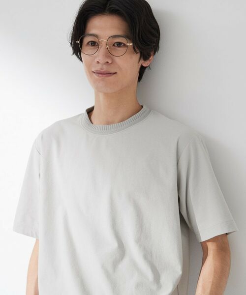 THE SHOP TK / ザ ショップ ティーケー Tシャツ | 【吸水速乾/UVカット/接触冷感】ミニリップル半袖Tシャツ | 詳細5
