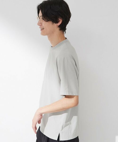 THE SHOP TK / ザ ショップ ティーケー Tシャツ | 【吸水速乾/UVカット/接触冷感】ミニリップル半袖Tシャツ | 詳細6