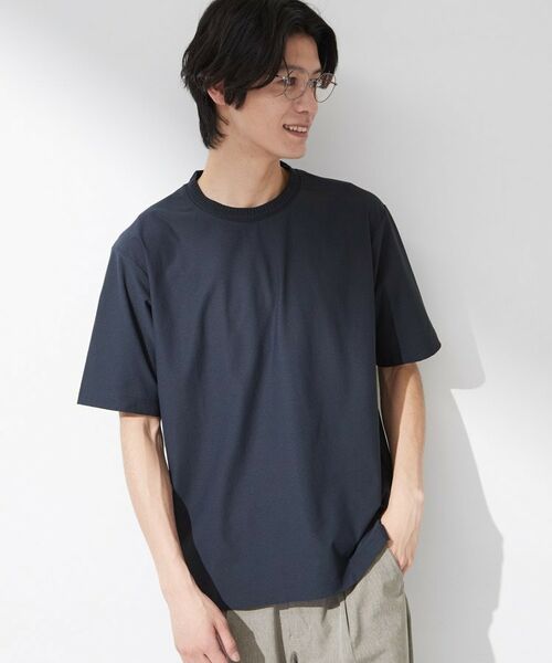 THE SHOP TK / ザ ショップ ティーケー Tシャツ | 【吸水速乾/UVカット/接触冷感】ミニリップル半袖Tシャツ | 詳細9
