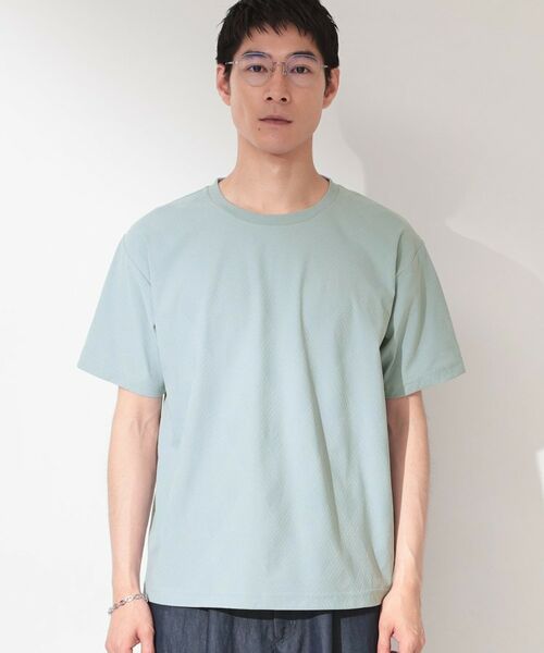 THE SHOP TK / ザ ショップ ティーケー Tシャツ | 【接触冷感/吸水速乾/UVカット】パーフェクテック リンクス柄 半袖Tシャツ | 詳細13