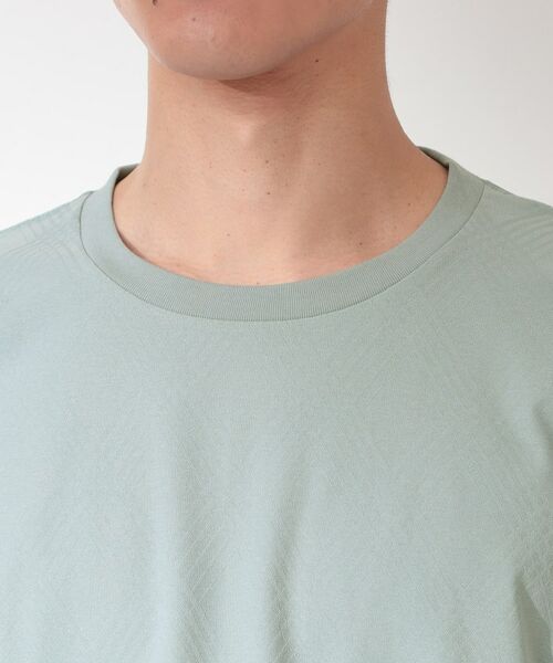 THE SHOP TK / ザ ショップ ティーケー Tシャツ | 【接触冷感/吸水速乾/UVカット】パーフェクテック リンクス柄 半袖Tシャツ | 詳細16