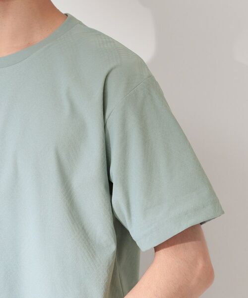 THE SHOP TK / ザ ショップ ティーケー Tシャツ | 【接触冷感/吸水速乾/UVカット】パーフェクテック リンクス柄 半袖Tシャツ | 詳細17