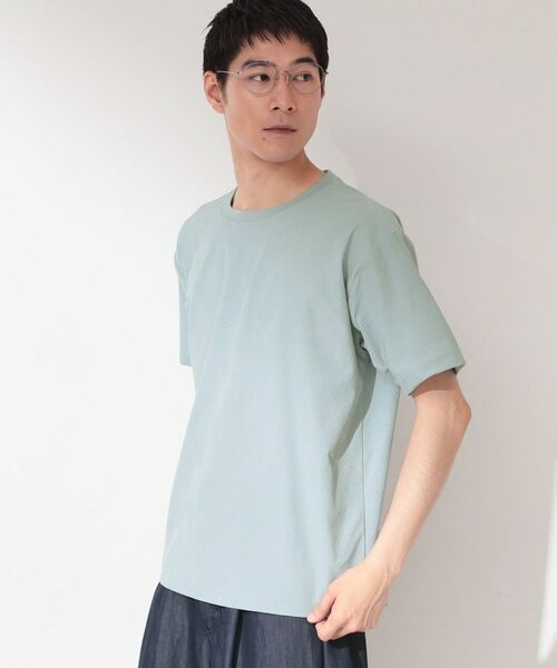 THE SHOP TK / ザ ショップ ティーケー Tシャツ | 【接触冷感/吸水速乾/UVカット】パーフェクテック リンクス柄 半袖Tシャツ | 詳細6