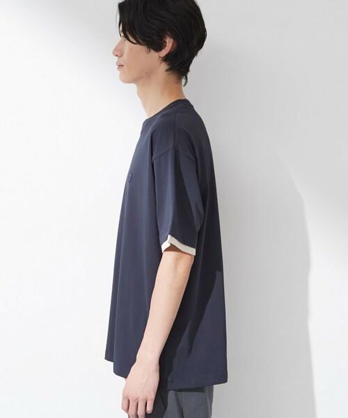 THE SHOP TK / ザ ショップ ティーケー Tシャツ | 【マシンウォッシャブル】袖レイヤード半袖Tシャツ | 詳細10