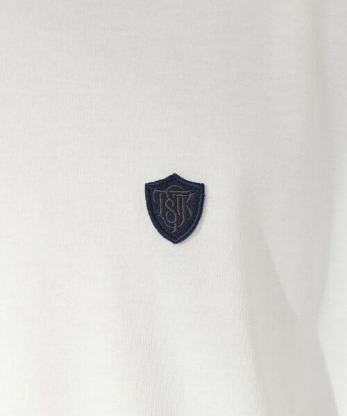THE SHOP TK / ザ ショップ ティーケー Tシャツ | 【マシンウォッシャブル】袖レイヤード半袖Tシャツ | 詳細4