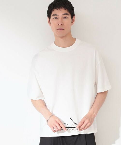 THE SHOP TK / ザ ショップ ティーケー Tシャツ | 【ゆったりシルエット】前後切り替え 半袖Tシャツ | 詳細1