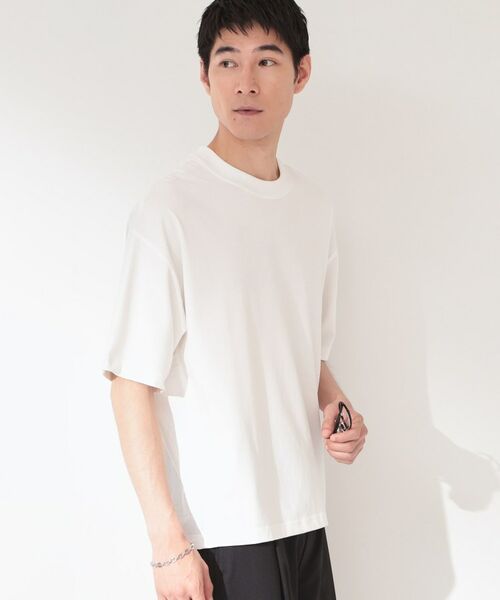 THE SHOP TK / ザ ショップ ティーケー Tシャツ | 【ゆったりシルエット】前後切り替え 半袖Tシャツ | 詳細2