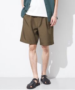 THE SHOP TK / ザ ショップ ティーケー ショート・ハーフ・半端丈パンツ | 【ベルト要らず／マシンウォッシャブル】ワイドショートイージーパンツ
